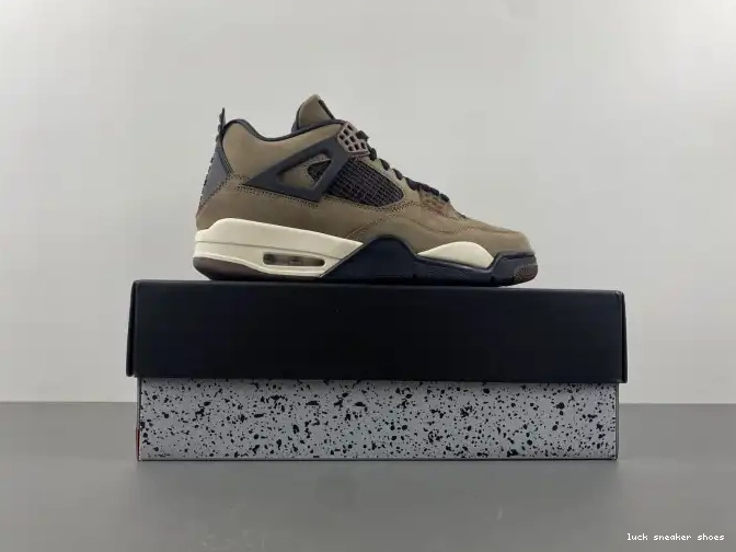Reps LUCY Scott Retro 4 Air Brown x Travis Jordan AJ4-882335 TS 0420